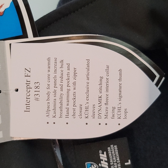 Interceptr mens full zip Kuhl fleece - Picture 7 of 8